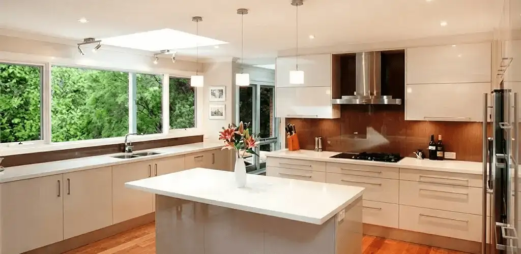 Kitchen cabinet refacing and remodel results in a modern kitchen in Phoenix, AZ