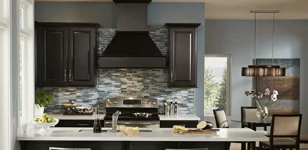 Kitchen cabinet painting and refinishing in a modern kitchen in Phoenix, AZ